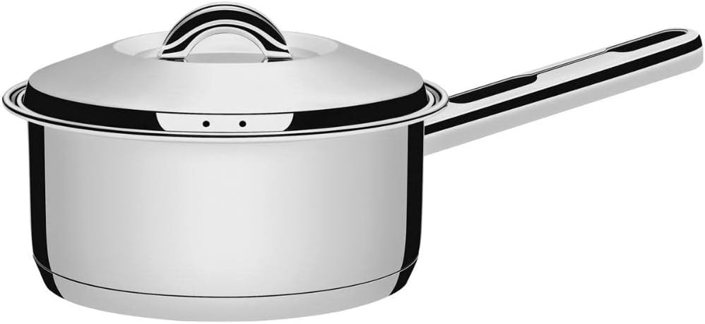 Panela Tramontina Solar em Aço Inox com Fundo Triplo 16 cm 1,4 L