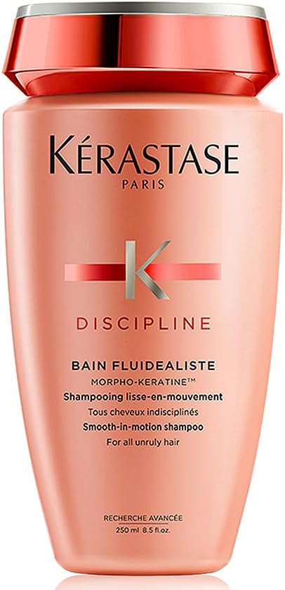 Shampoo Kérastase Discipline Bain Fluidéaliste Gentle Sem Sulfato para Cabelos Quimicamente Tratados