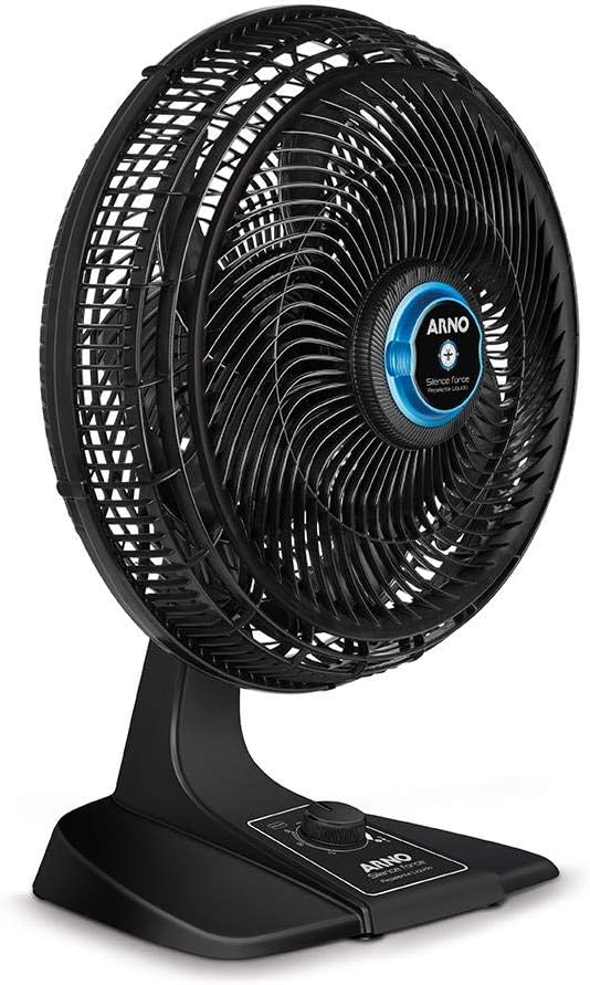 Ventilador de Mesa Arno Silence Force Repelente Líquido VF55 6 Pás 40cm