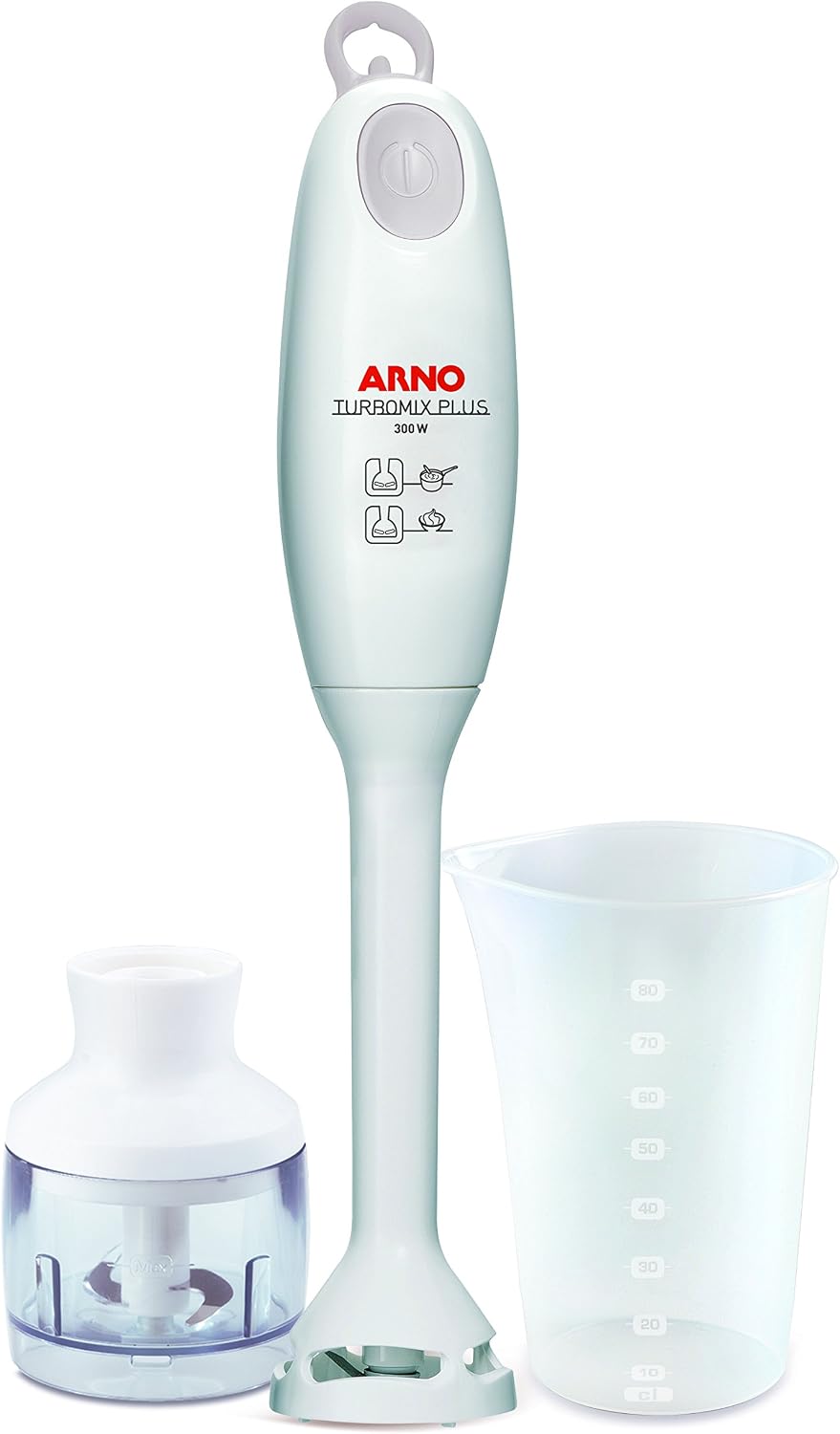 Mixer Arno Turbomix Pro 3 em 1 DDJ3 Inox 400W Preto