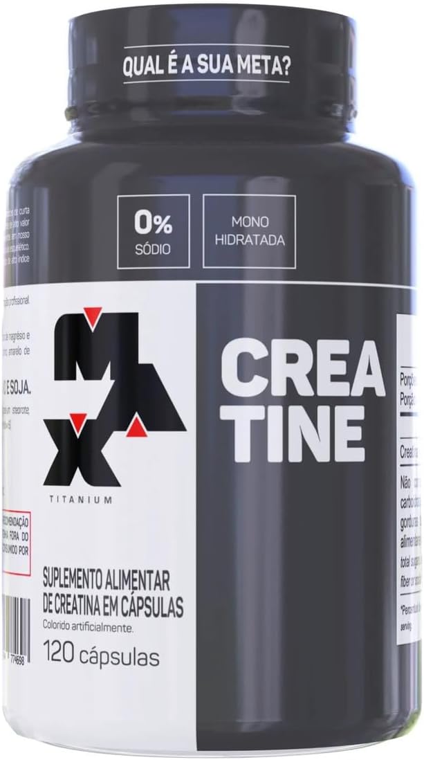 Creatine Max Titanium - 120 Cápsulas