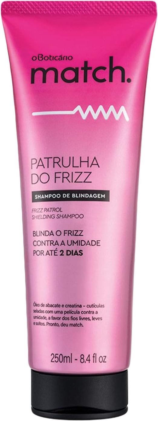 O Boticário Match Patrulha do Frizz Shampoo de Blindagem — análise