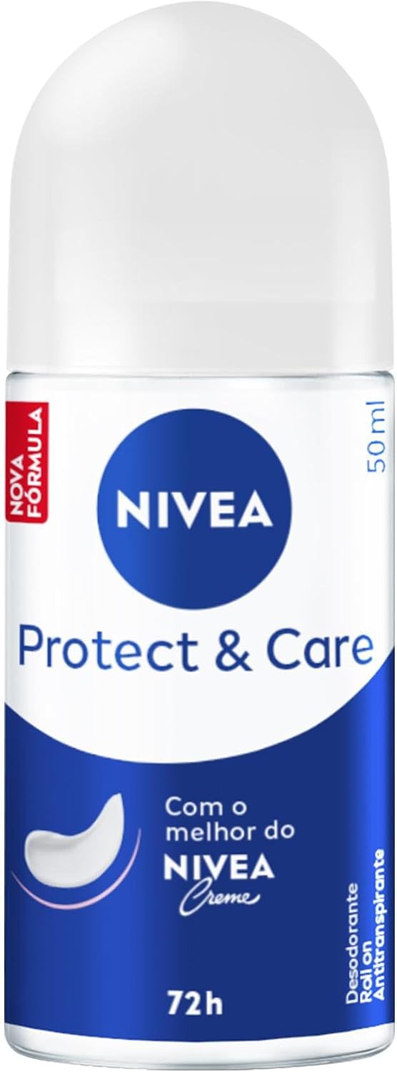 Nivea Antitranspirante Roll-On Protect & Care Feminino 50ml — análise
