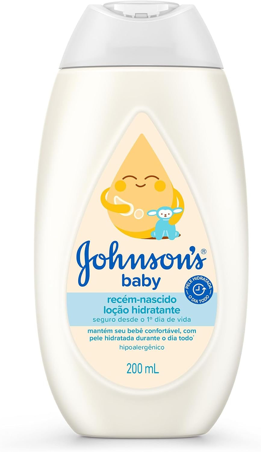 Johnson's Baby Loção Hidratante Para Uso Diário Recém Nascido,200ml