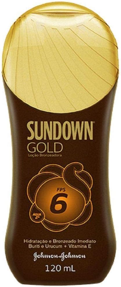 Loção Bronzeadora Sundown Gold FPS 15 com Betacaroteno 120ml