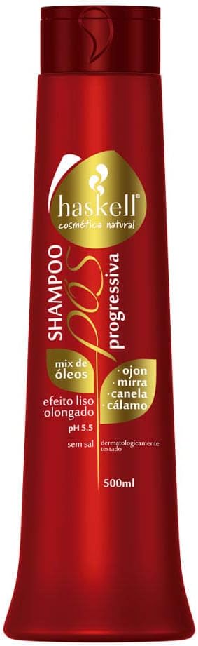 Shampoo Haskell Tâmara da Índia Pós-Progressiva Prolongador de Liso