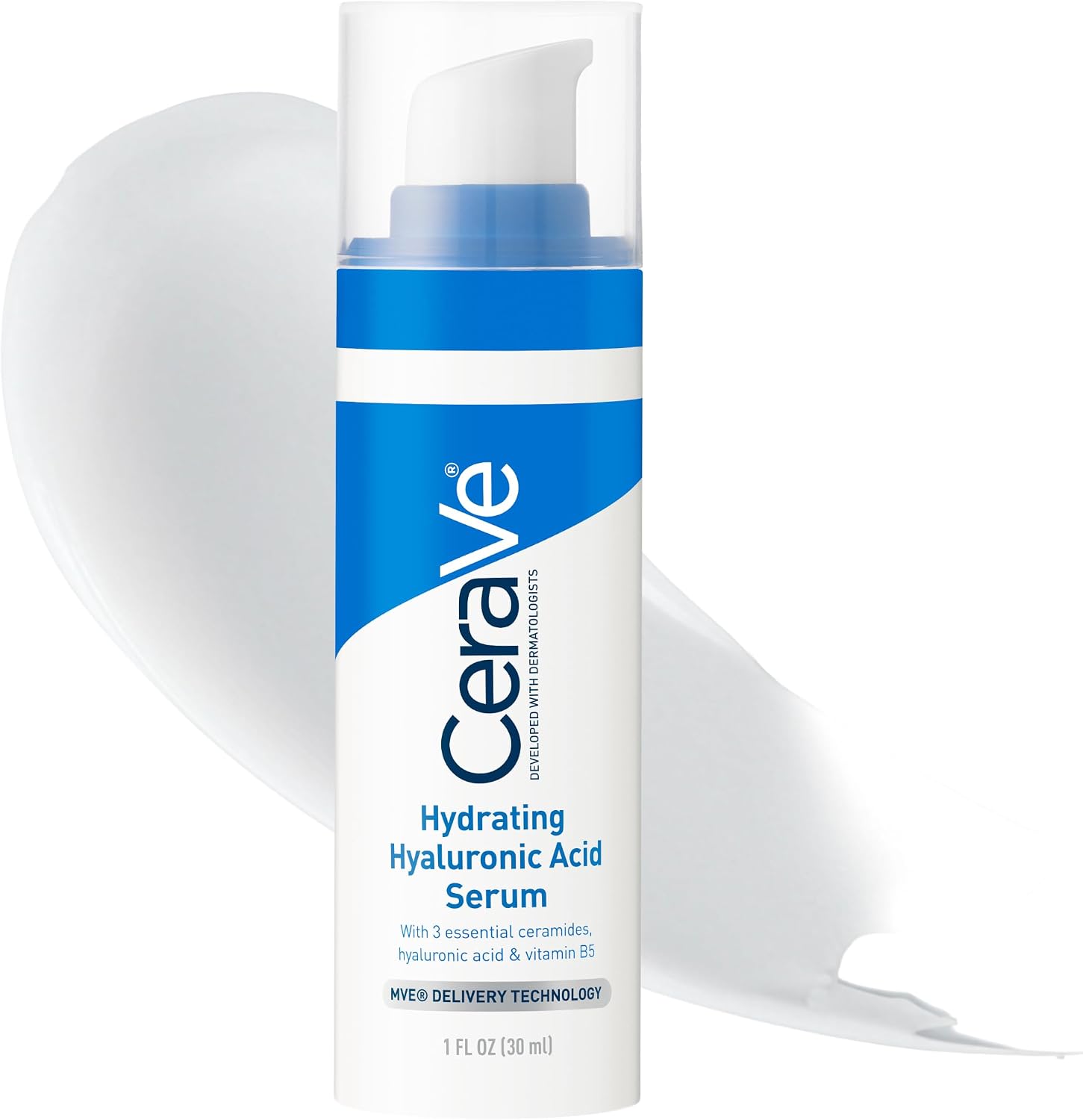 Sérum Hidratante Facial CeraVe com Ácido Hialurônico, Vitamina B5 e 3 Ceramidas Essenciais