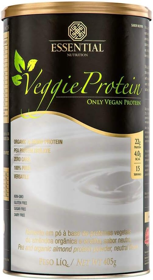 Essential Nutrition Veggie Protein Proteína Isolada da Ervilha