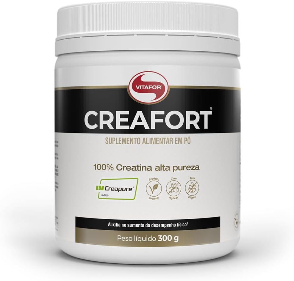 Creatina Monohidratada 100% Pura Creapure Vitafor Pote 300g — análise