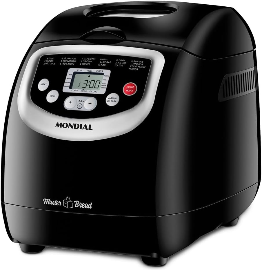 Panificadora Automática Mondial Master Bread NPF-53 Inox 700W