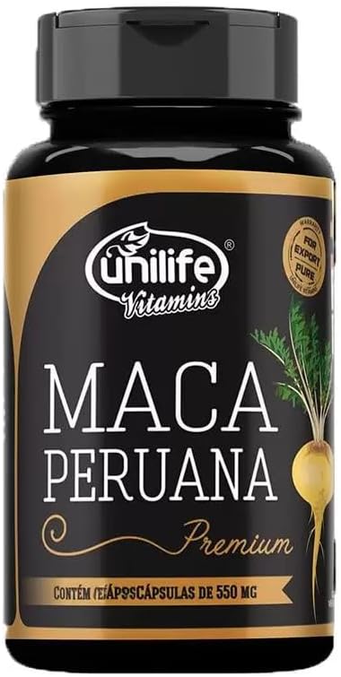 Maca Peruana Biokosher 500mg Unilife Vitamins 120 Cápsulas — análise