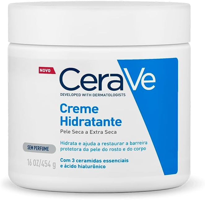 CeraVe Creme Hidratante Corporal para Pele Seca e Extra Seca