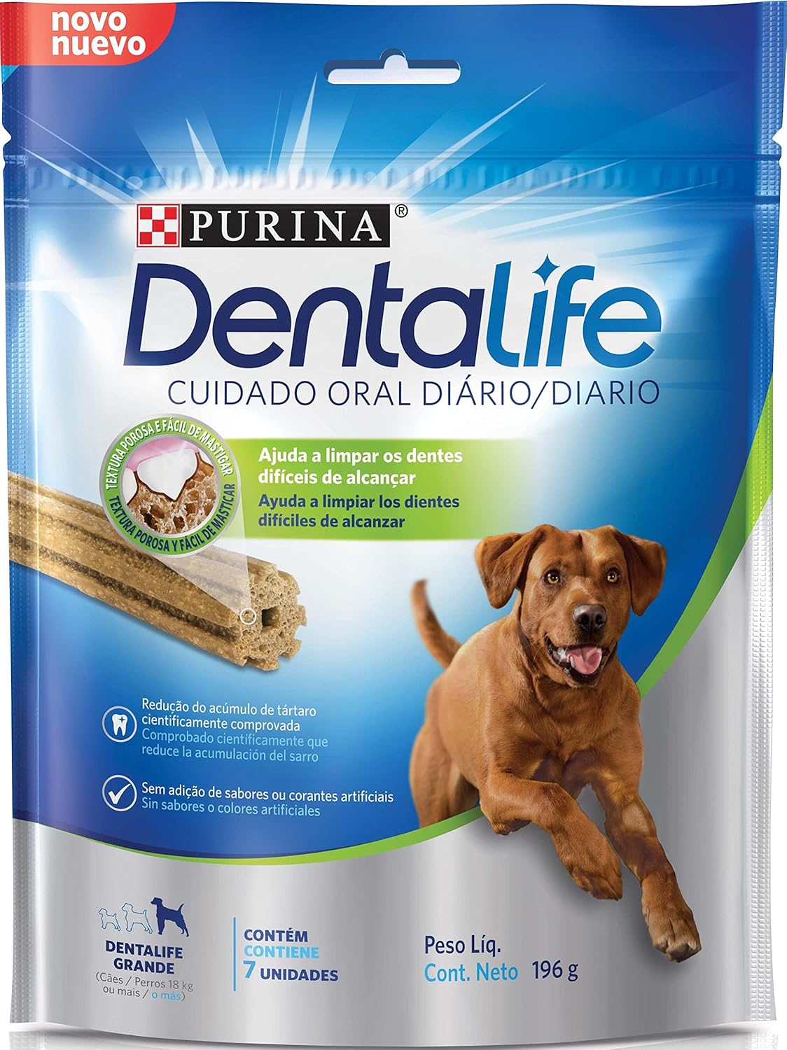 Petisco Purina Dentalife Cuidado Oral para Cães Adultos de Raças