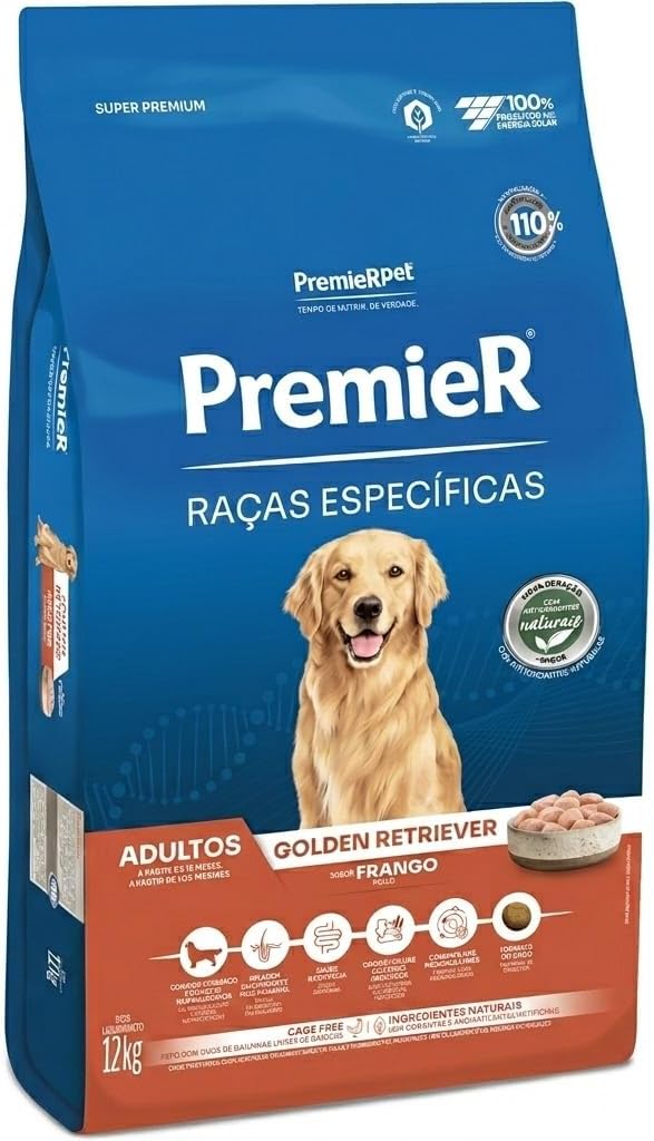 Melhor ração para golden retriever: as 7 melhores em 2026 — análise