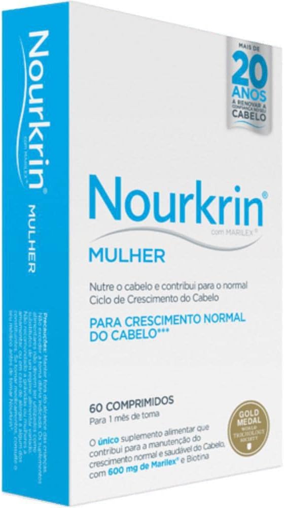 Suplemento Alimentar Nourkrin Woman Tratamento Queda De Cabelo Pharma Medico 60 Comprimidos