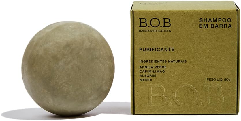 Shampoo em Barra B.O.B Purificante