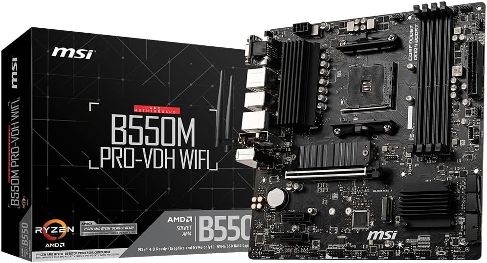 Placa-Mãe MSI B550M PRO-VDH WIFI