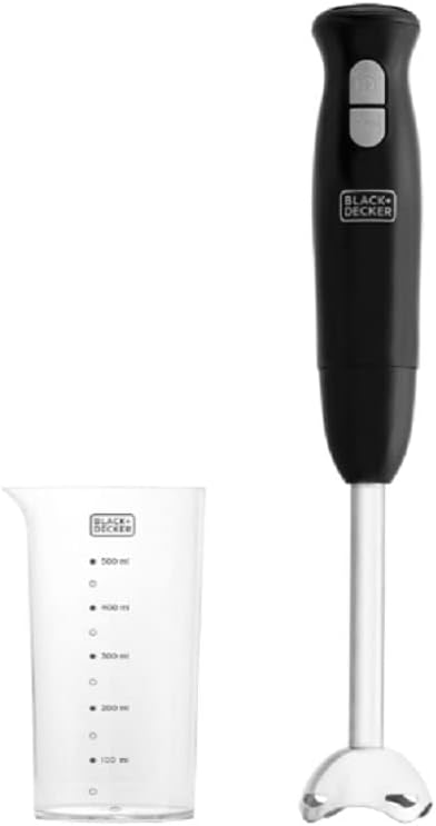 Mixer Vertical Black+Decker M300V 300W Branco com Copo 500ml