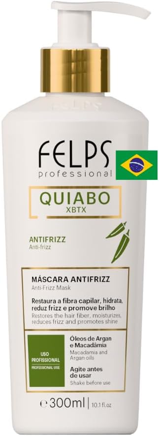 Felps Professional XBTX Quiabo Okra Alinhamento Capilar 300 ml