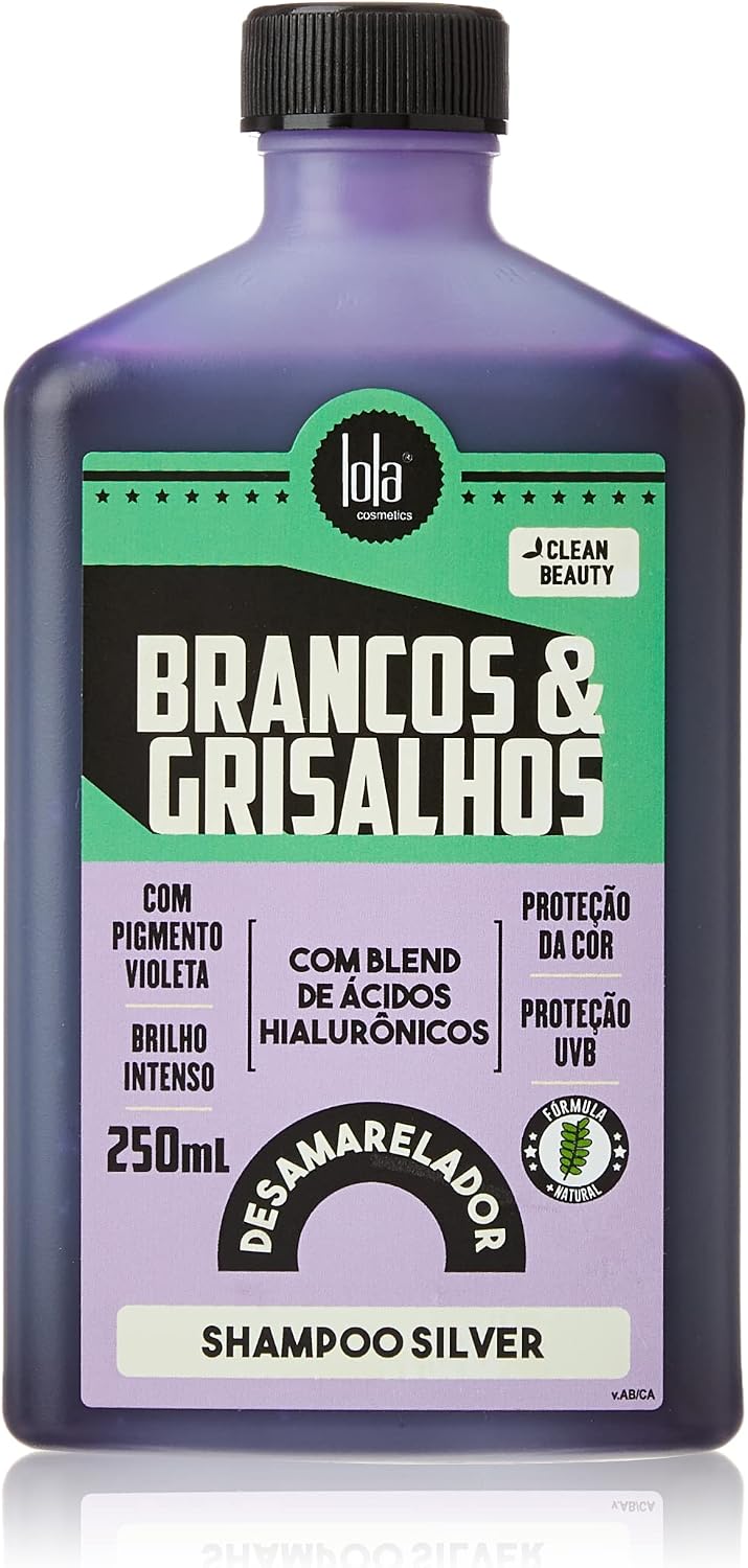 Lola Cosmetics Brancos e Grisalhos Shampoo Silver 250ml — análise