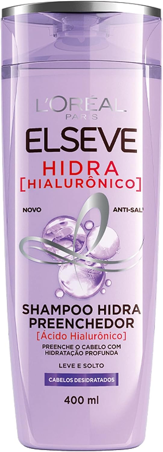 Shampoo L'Oréal Paris Elseve Hidra Hialurônico Preenchedor com Ácido Hialurônico