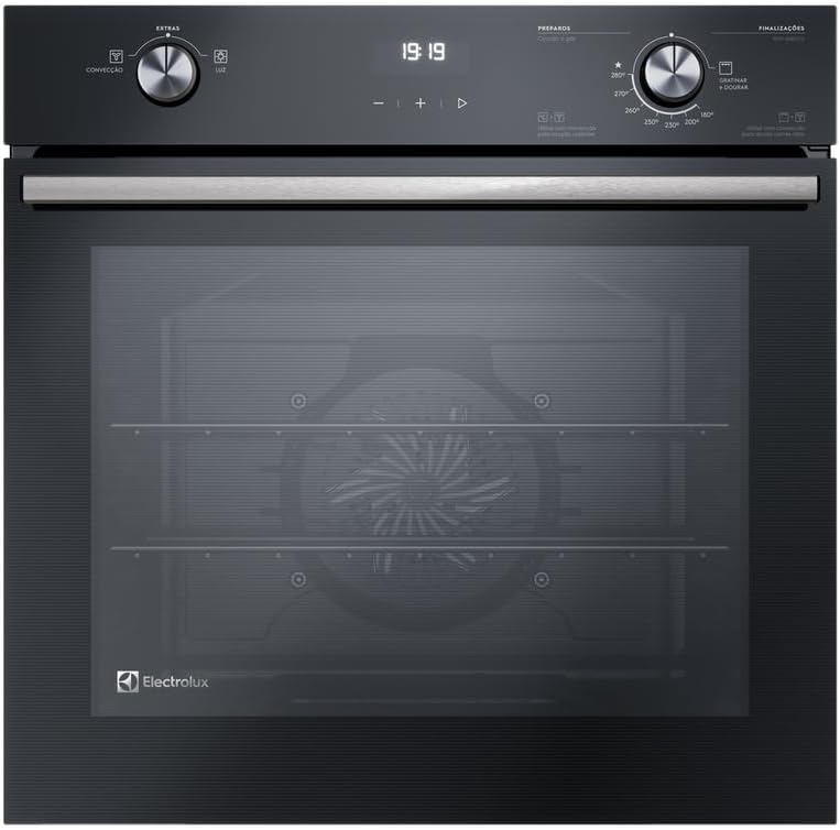 Forno de Embutir Elétrico Electrolux 80L Efficient com PerfectCook36