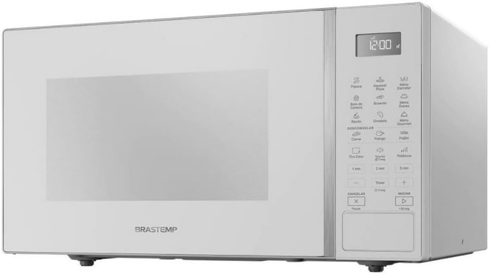 Micro-ondas Brastemp 32 Litros Branco com Menu Gourmet - BMS46AB