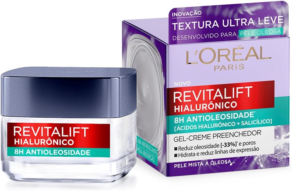 L'Oréal Paris Revitalift Hialurônico Gel-Creme Hidratante — análise