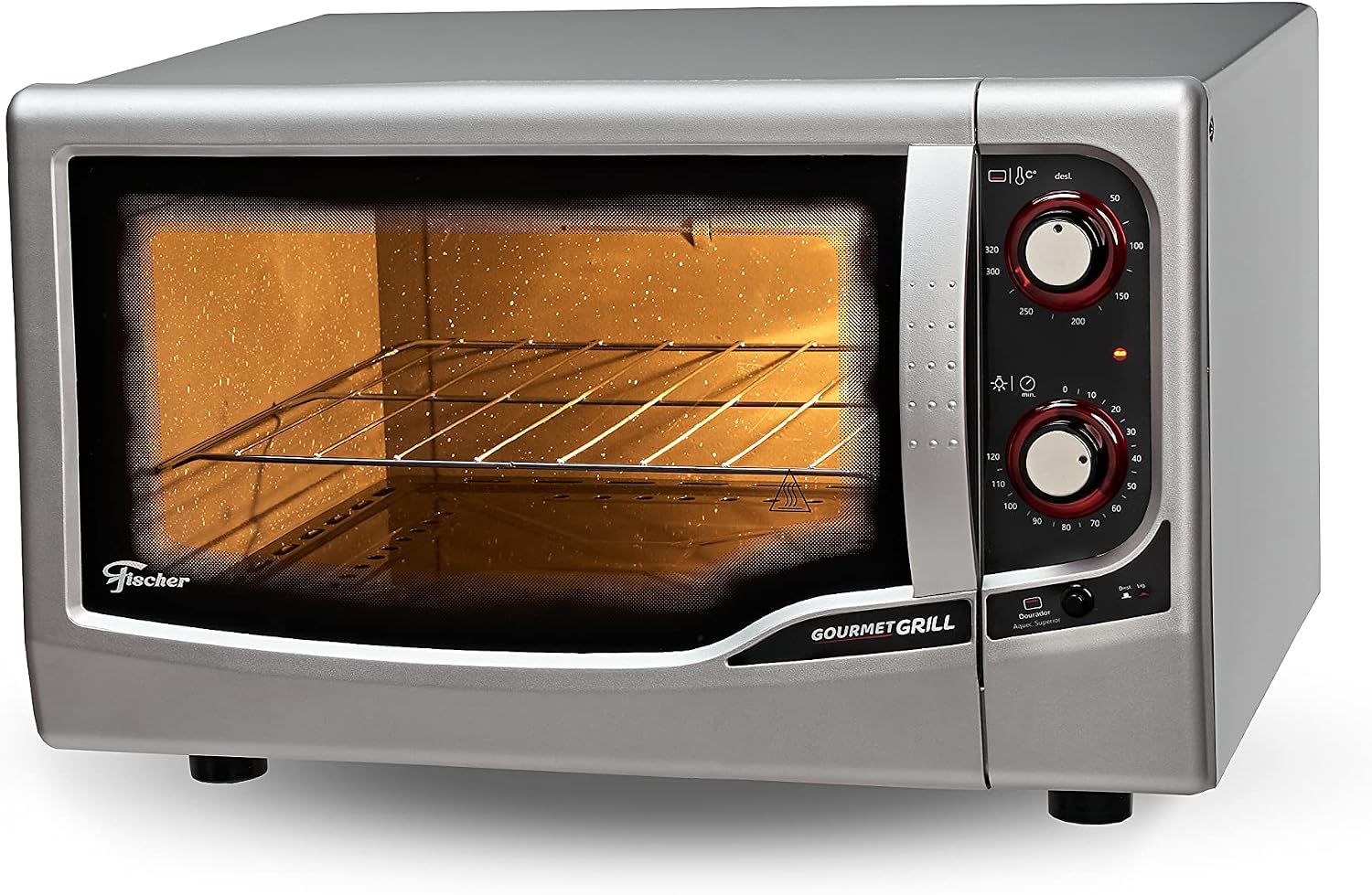 Forno Elétrico Fischer Gourmet Grill 44L Prata 127V, código — análise