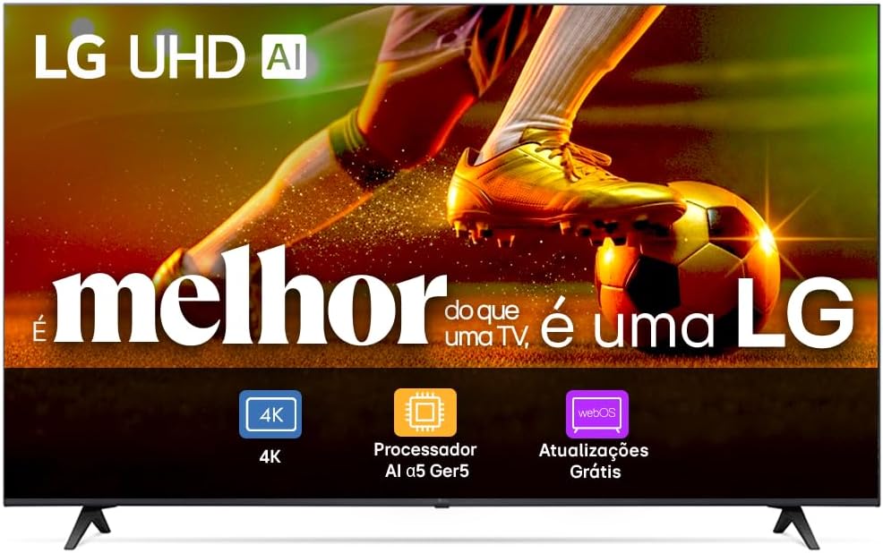 2022 Smart TV LG 60" 4K UHD 60UQ8050 WiFi Bluetooth HDR Nvidia GEFORCE NOW ThinQAI Smart Magic Google Alexa
