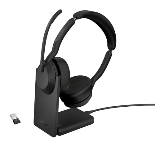 Jabra Fone de ouvido estéreo sem fio Evolve2 55 – Suporte — análise