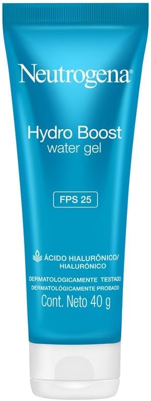 Hidratante Facial Neutrogena Hydro Boost Water Gel Fator de Proteção Solar FPS 25 com Ácido Hialurônico