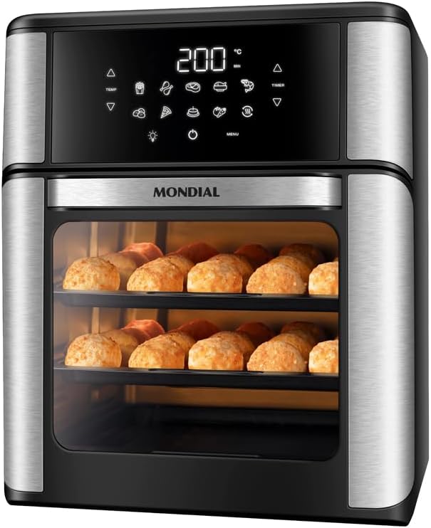 Fritadeira Air Fryer Forno Mondial Oven 12L AFON-12L-BI — análise