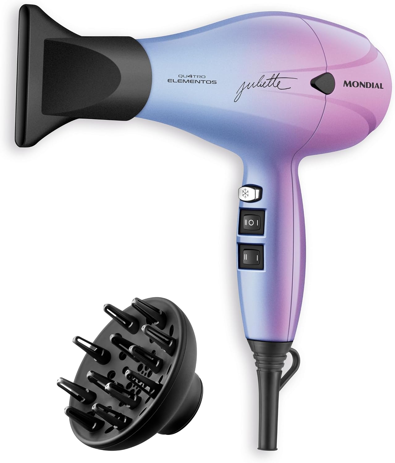 Secador de Cabelo Mondial By Juliette Duo Colors SCP-JU 2000W