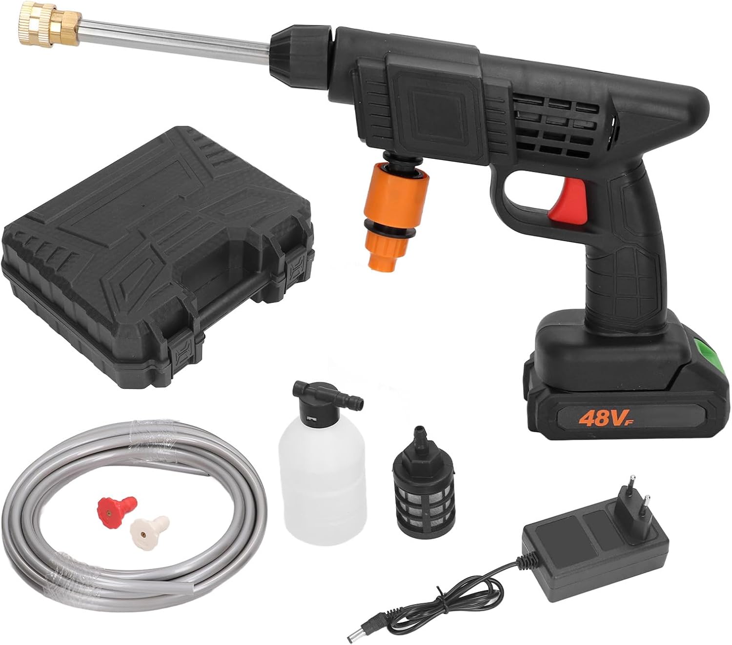 Jiawu Lavadora de Alta Pressão Sem Fio 90 Bar/1300 PSI Portátil