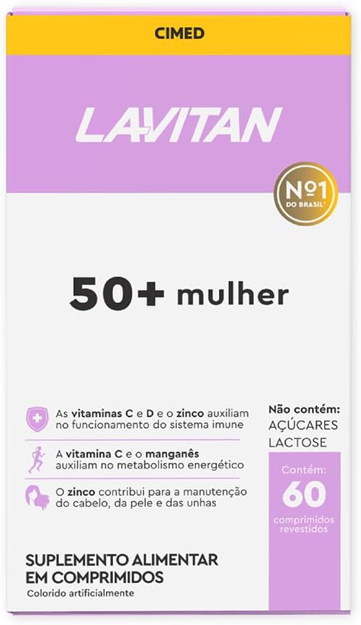 Lavitan 50+ Mulher Multivitamínico (60 Comprimidos) — guia de compra