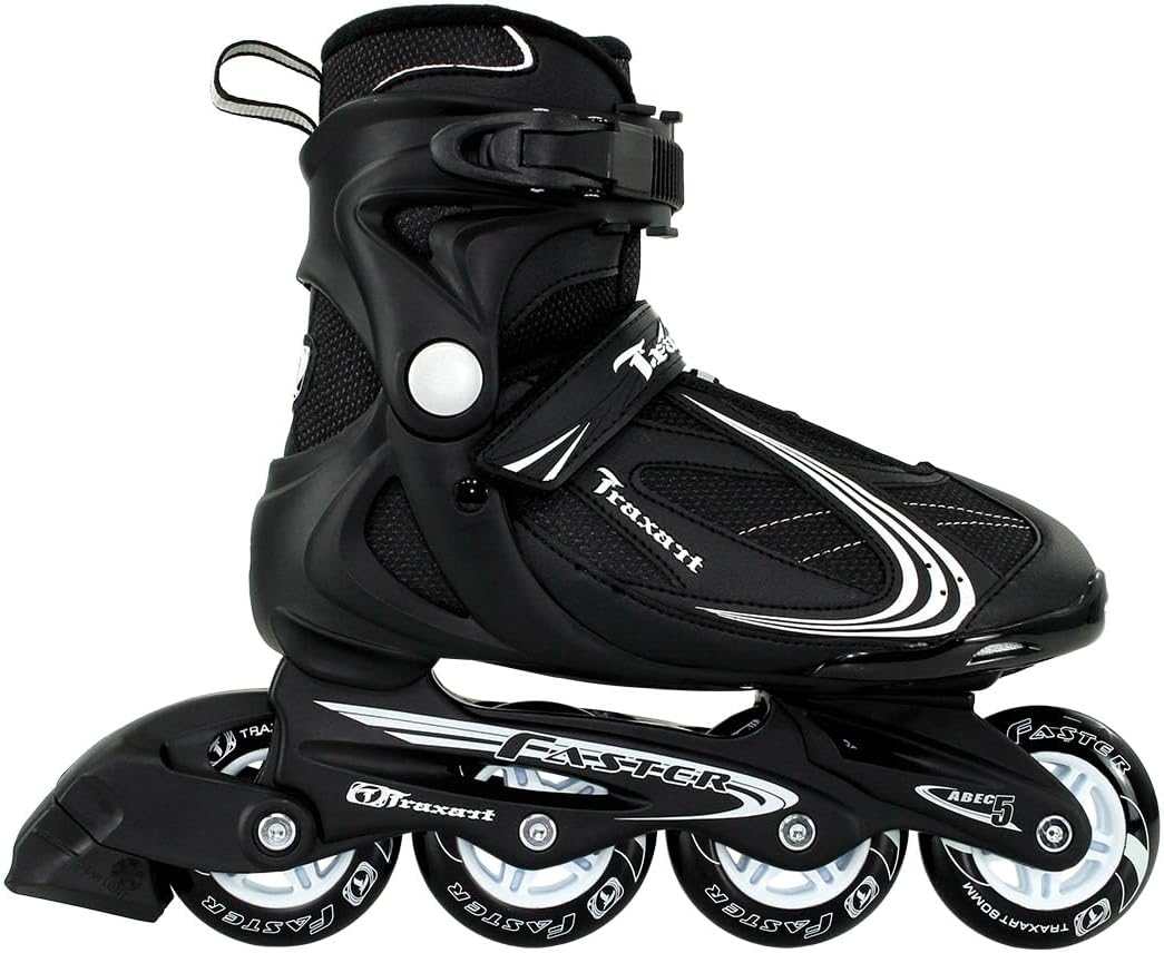 Traxart Faster Preto Urban Inline Skate 80mm ABEC-5
