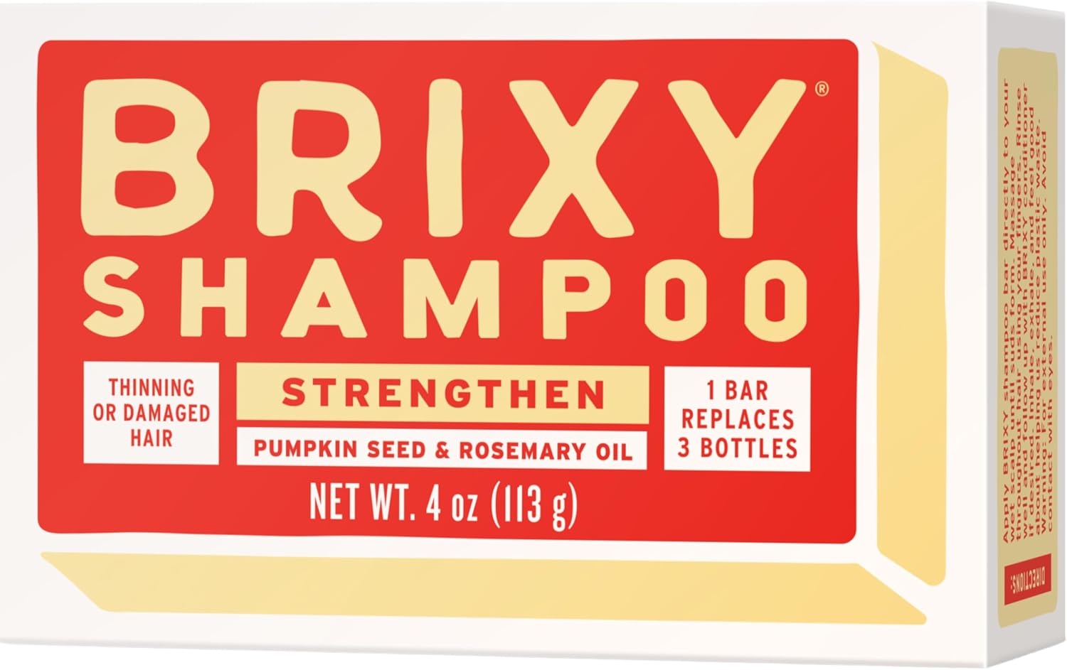 BRIXY Shampoo em barra fortalecedor
