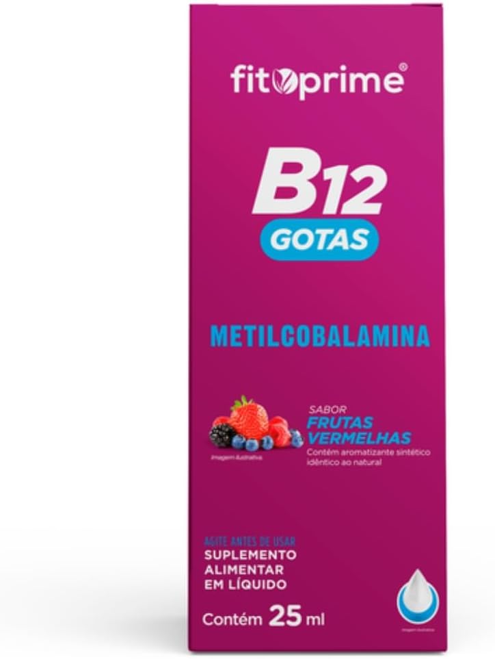 Vitamina B12 Metilcobalamina Gotas 30ml Sublingual - Nutrify
