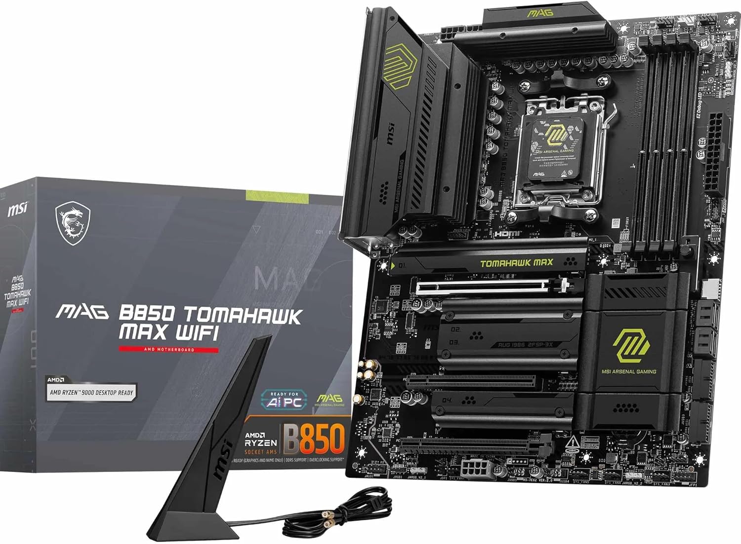 ASUS Placa-mãe TUF B850M-E Gaming Wi-Fi AMD Micro-ATX, 8+2+1 Power