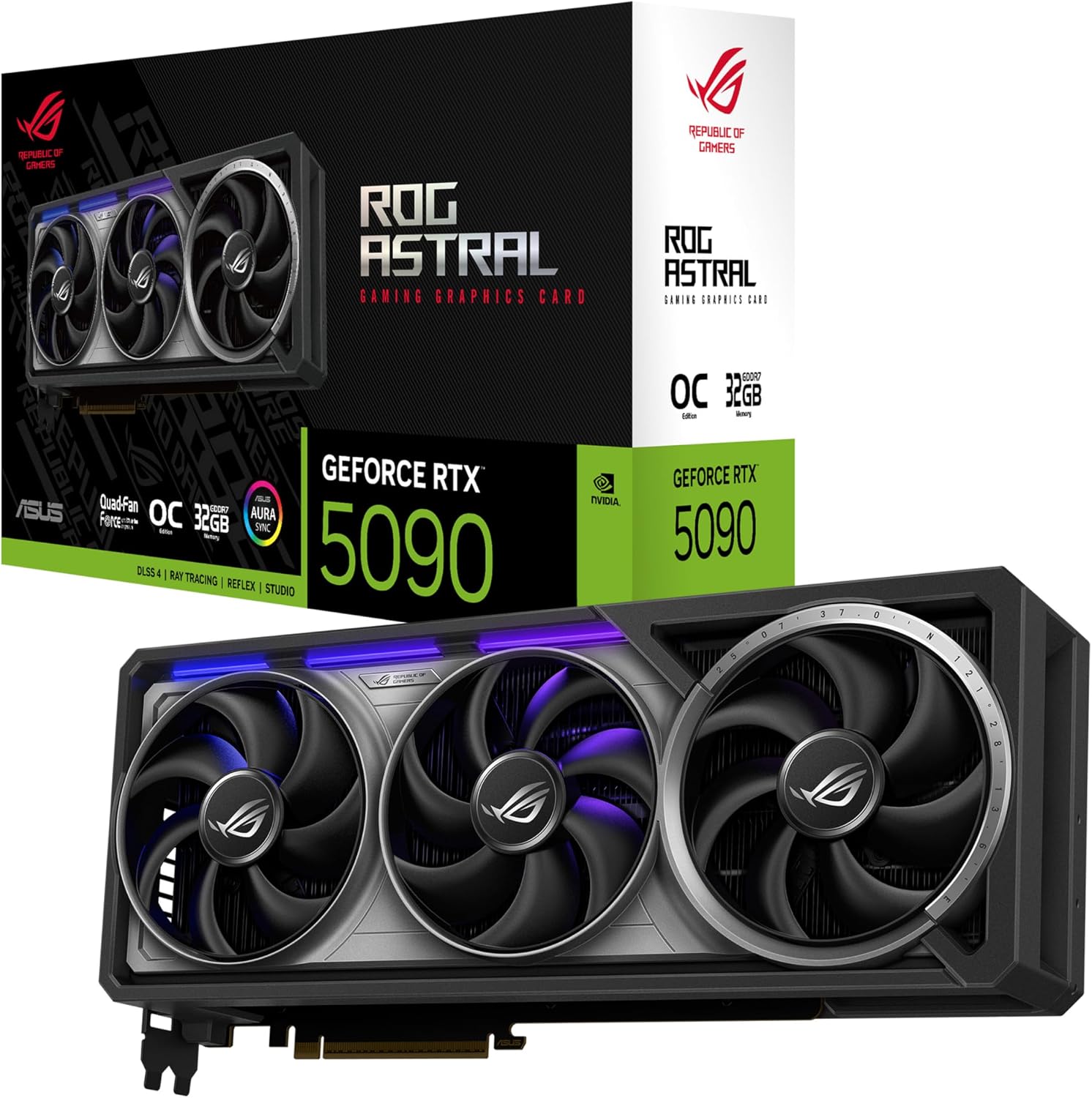 ASUS Placa gráfica ROG Astral GeForce RTX™ 5090 OC Edition