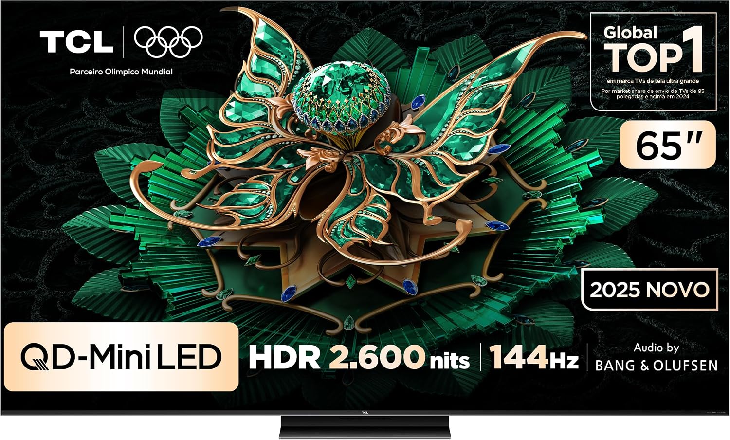 Smart TV TCL 65 Polegadas QLED Mini LED 4K C7K