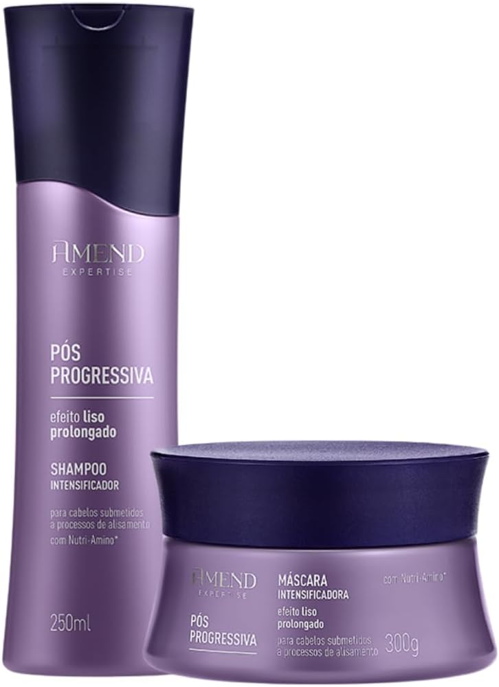 Shampoo Amend Pós Progressiva Nutri-Aminoácidos Reconstrução e Proteção