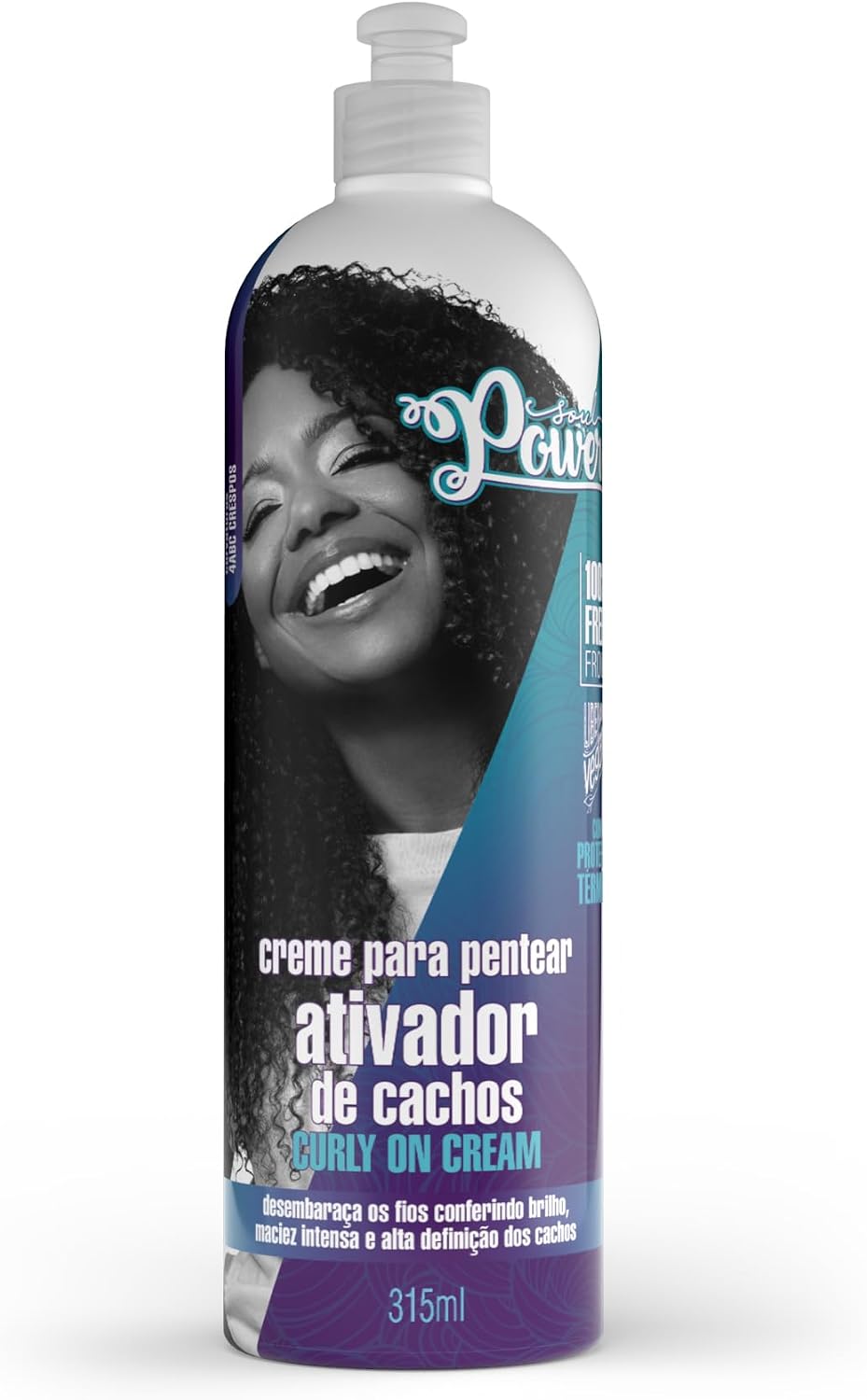 Creme para Pentear Soul Power Curly Cream Melon Modelador de Cachos
