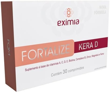 Suplemento Alimentar Exímia Fortalize Kera D FQM Melora 30 Comprimidos
