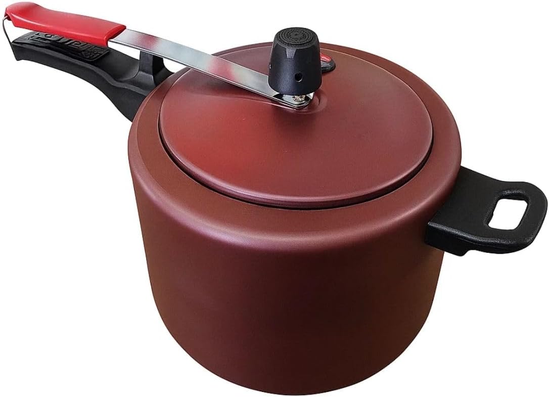 Panela de Pressão Rochedo Clipso com Fechamento Externo Antiaderente 4,5 L Bordô